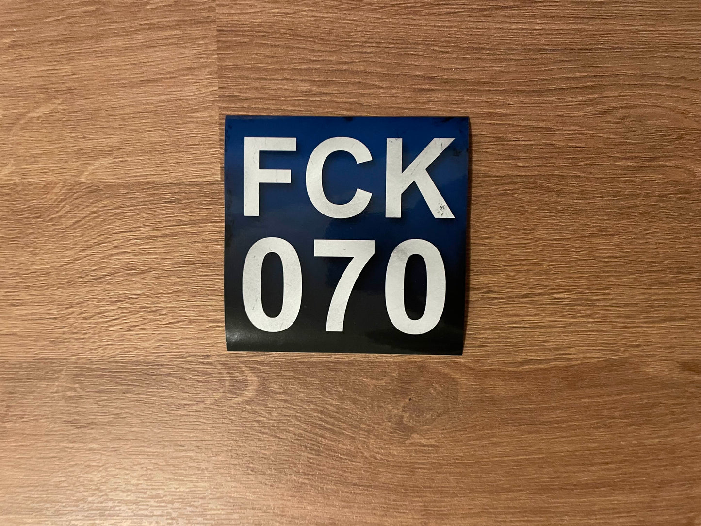 FCK 070 sticker