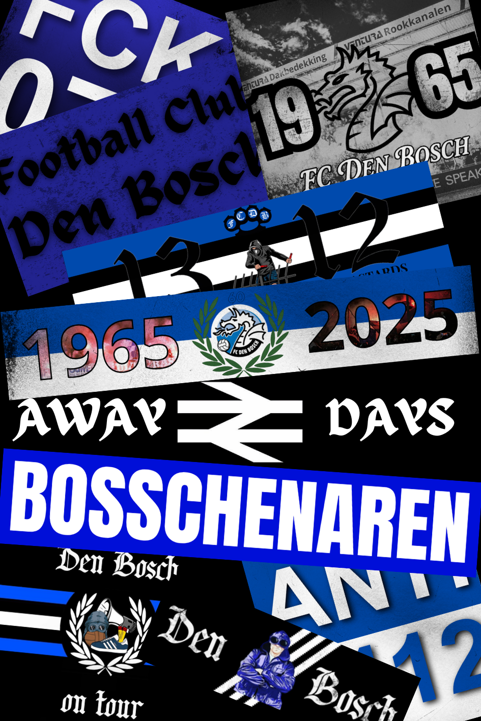 Awaydays Den Bosch sticker